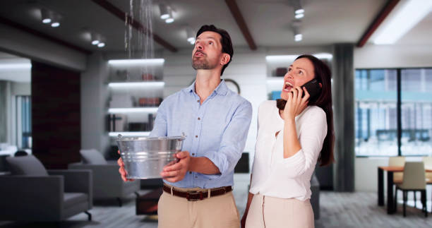 Water damage restoration process in Manchester, NH